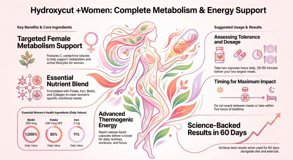 Hydroxycut Women metabolism support capsules